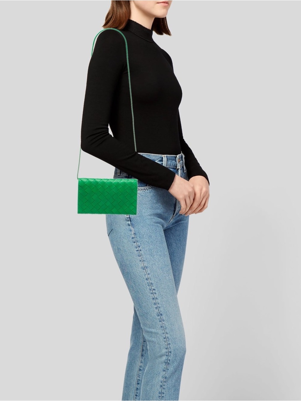Bottega Veneta Nappa Intrecciato Wallet On Strap crossbody bag